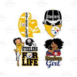 pittsburgh steelers skull svg, pittsburgh steelers football svg, steelers svg, pittsburgh steelers svg