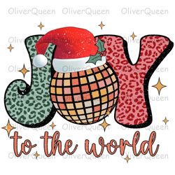joy to the world, retro christmas sublimation png, merry christmas png