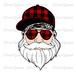 plaid santa, christmas png, christmas png sublimation