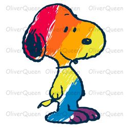 rainbow snoopy, christmas png, christmas png sublimation