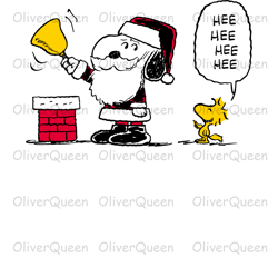 snoopy woodstock santa bell ringer, christmas png, christmas png sublimation