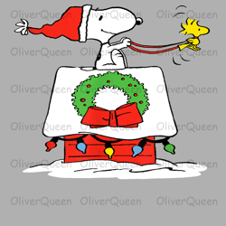 peanuts snoopy 39 s doghouse sleigh, christmas png, christmas png sublimation