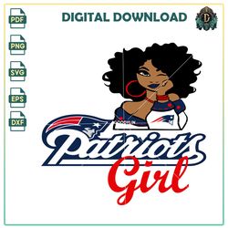 Patriots Girl SVG, Patriots SVG, Sport SVG, NFL SVG, football Vector, Sport PNG, football Vector, Clipart