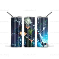 hatake kakashi tumler, anime tumbler, naruto png, naruto tumbler wrap, anime tumbler wrap, 20 oz tumbler, naruto wrap pa