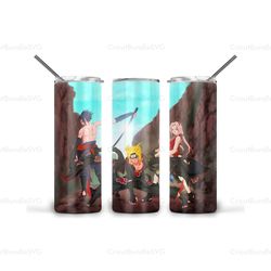 naruto and haruno sakura tumbler,anime tumbler, naruto png, naruto tumbler wrap, anime tumbler wrap, 20 oz tumbler, naru