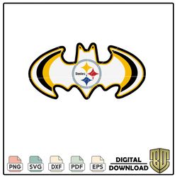 pittsburgh steelers png, nfl svg, football vector, clipart, bat pittsburgh steelers svg.