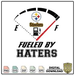 fueled by haters, pittsburgh steelers png, nfl svg, football vector, clipart, pittsburgh steelers svg.