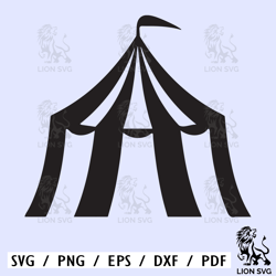 circus tent clipart image digital, circus tent illustration, clip art, circus theme party favors printable gift bag tag,