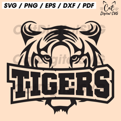 tigers svg, tiger svg, tigers mascot svg, tigers sports shirt, cut file, cricut, png, svg, sublimation, tigers png