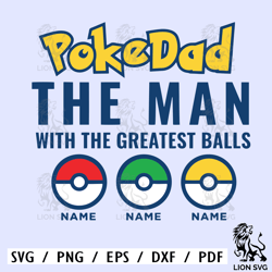 pokedad png, mens pokedad t-shirt, gift for grandpa, names tee, best dad ever, pokedad t-shirt, greatest dad, funny dad