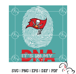 its in my dna tampa bay buccaneers svg, sport svg, tampa bay buccaneers