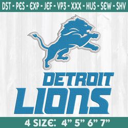 detroit lions logo embroidery designs, nfl logo embroidery designs, nfl champions embroidery, superbowl embroidery