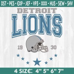 detroit lions 1930 embroidery designs, nfl logo embroidery designs, nfl champions embroidery, superbowl embroidery