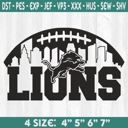 detroit lions skyline embroidery designs, nfl logo embroidery designs, nfl champions embroidery, superbowl embroidery