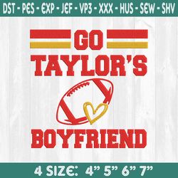 go taylor's boyfriends embroidery designs swift kelce embroidery, nfl champions embroidery, superbowl embroidery