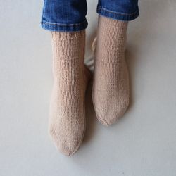 comfy wool blend socks