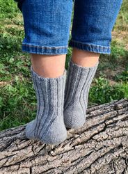 casual hand knitted socks