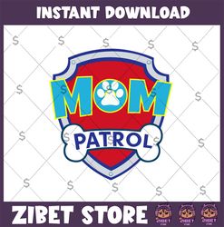 mom patrol logo, mom patrol clipart, mom patrol cut file, mom patrol invite, mom patrol cricut, mom patrol print, dxf, s