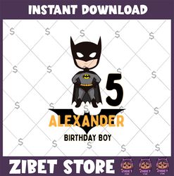 personalized name batman birthday svg, batman birthday svg, family matching batman, batman birthday svg family custom ag