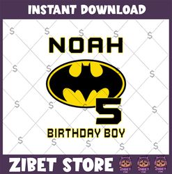 personalized name batman birthday svg, boys birthday svg, disneyland svg, custom birthday