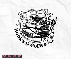 retro skeleton more books and coffee svg book svg,librarian svg,reading svg,positive mental health,inspirational svg png