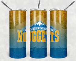 denver nuggets tumbler png, nba tumbler wrap png, basketball team 20oz tumbler wrap png, basketball tumbler wrap png