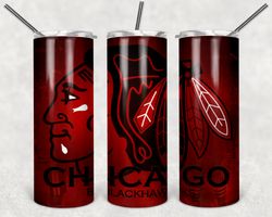 chicago blackhawks tumbler png, nhl tumbler wrap png, hockey team 20oz tumbler wrap png, hockey tumbler wrap png