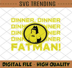 fatman svg, batman bat man super hero emblem logo svg, super dadman bat hero funny, cutting files for the cricut