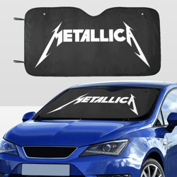 metallica car sunshade