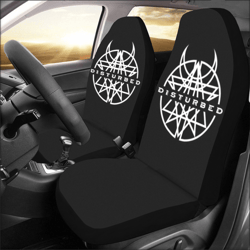 disturbed car seat covers set of 2 universal size