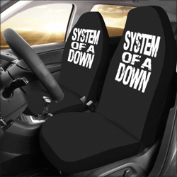 system of a down car seat covers set of 2 universal size