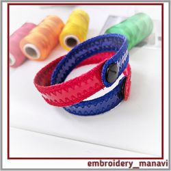 in the hoop embroidery bracelet from embroidery manavi 05