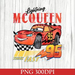 retro lightning mcqueen 95 png, vintage disney cars land png, cars theme birthday png, disney car pixar png, cars gifts