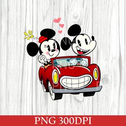 retro happy valentines day png, valentine's day png, mouse couple png, love you png, holiday season png, valentine heart