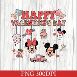 retro mickey minnie valentine png, retro disney valentine png, disney valentine day couple png, disney mouse love png