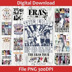 Full Taylor Swift The Eras Tour PNG Design Srore, Taylor Swift PNG, Taylor Swift Merch, The Eras Tour PNG, Taylor Album