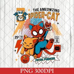 vintage the ameowzing spider cat png, retro the ameowzing png, retro spider cat png, spider cat png, spider verse png