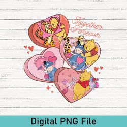 valentines xoxo png, happy valentine's day png, winnie the pooh valentine, cute valentine gift, magical valentines day