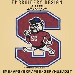 south carolina state bulldogs ncaa logo, embroidery design, bulldogs ncaa, embroidery files, machine embroider pattern