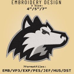 northern illinois huskies ncaa logo, embroidery design, ncaa illinois, embroidery files, machine embroider pattern