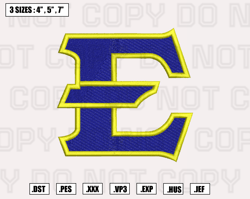 etsu buccaneers logo embroidery design,ncaa embroidery designs,ncaa machine embroidery pattern,instant download