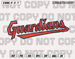 cleveland guardians wordmark logos embroidery designs,mlb logo embroidery design,mlb machine embroidery pattern