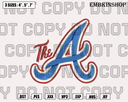 atlanta braves jersey logos embroidery design,mlb logo embroidery design,mlb machine embroidery pattern