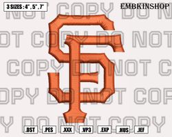 san francisco giants cap logo embroidery designs,mlb logo embroidery design,mlb machine embroidery pattern