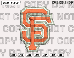 san francisco giants cap logos embroidery designs,mlb logo embroidery design,mlb machine embroidery pattern