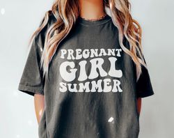 pregnant girl summer shirt, comfort colors mom to be shirt, baby announcement, pregnancy reveal, baby shower gift, funny