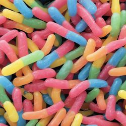 gummy worms candy pattern tileable repeating pattern