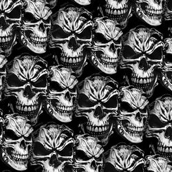 multi skull 24 pattern tileable repeating pattern