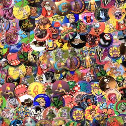 remember pogs pattern tileable repeating pattern