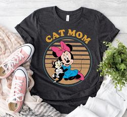 disney mickey and friends minnie mouse cat mom vintage shirt, disney mickey and friends shirt, disneyland family party g